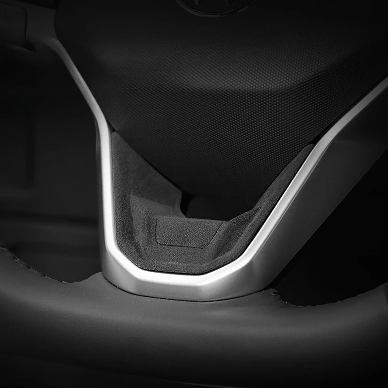 Alcan tara Car steering wheel decorative sequins For For Volkswagen VW ID3 ID4 Tiguan Passat Sagotan Magotan ID6 Golf CC Touareg