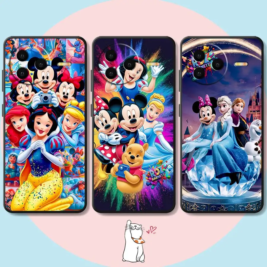 Soft Back Phone Cover Case for Xiaomi Redmi A1 A2 Plus 9T 13C 12C 12 10 9A 9C A5 K60 K40 K50 Gaming Disney Cute Princess
