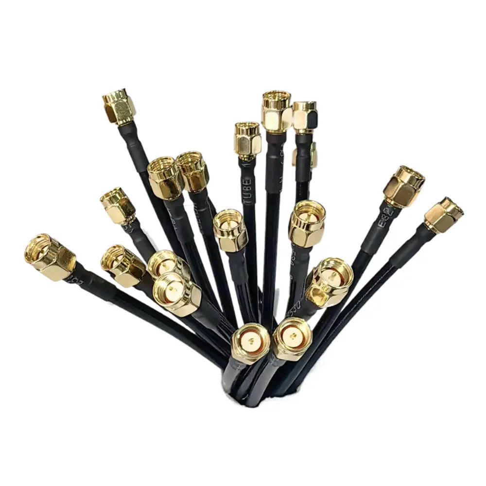 HappyModel 150mm 5.8GHz 2.5db Lollipop Omni Antena FPV Antena 5500-6000MHz RHCP LHCP SMA para RC FPV Racing Freestyle Drones VT