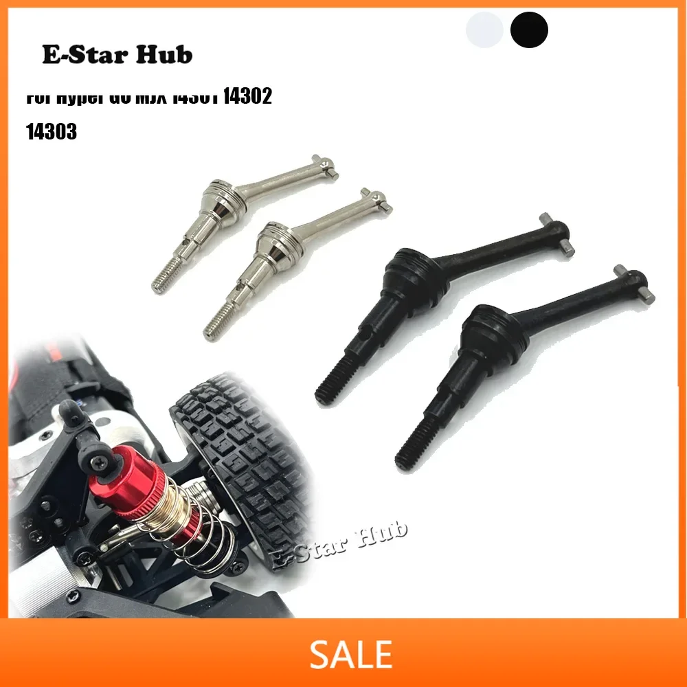 

CVD Front and Rear Drive Shafts for Hyper GO MJX 1/14 14301 14302 14303 Metal Upgrade Parts RC Car OP Accessories Truck Buggy