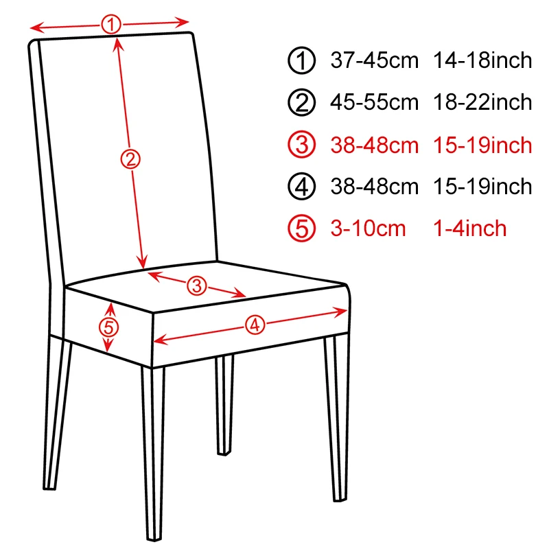 Funda de silla de tela Jacquard para comedor, boda, Hotel, banquete, hogar, funda de asiento lavable extraíble, fundas de silla de LICRA elásticas