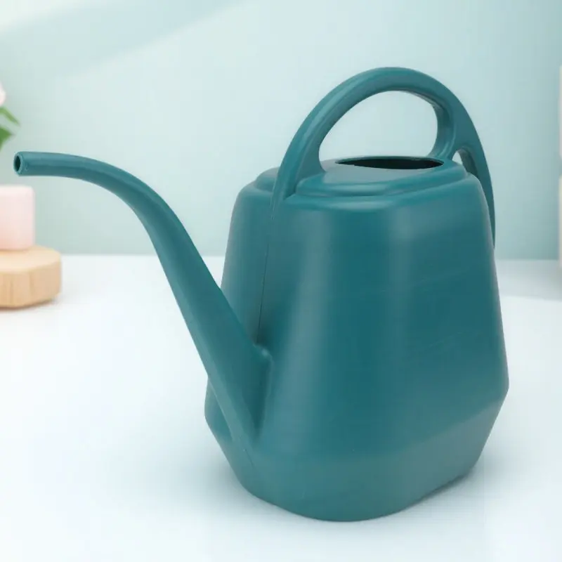 1Pcs 4L Large Capacity Plastic Watering Pot with Extended Spout Comfortable Handle Reliable Gardening Watering Can for Bonsai