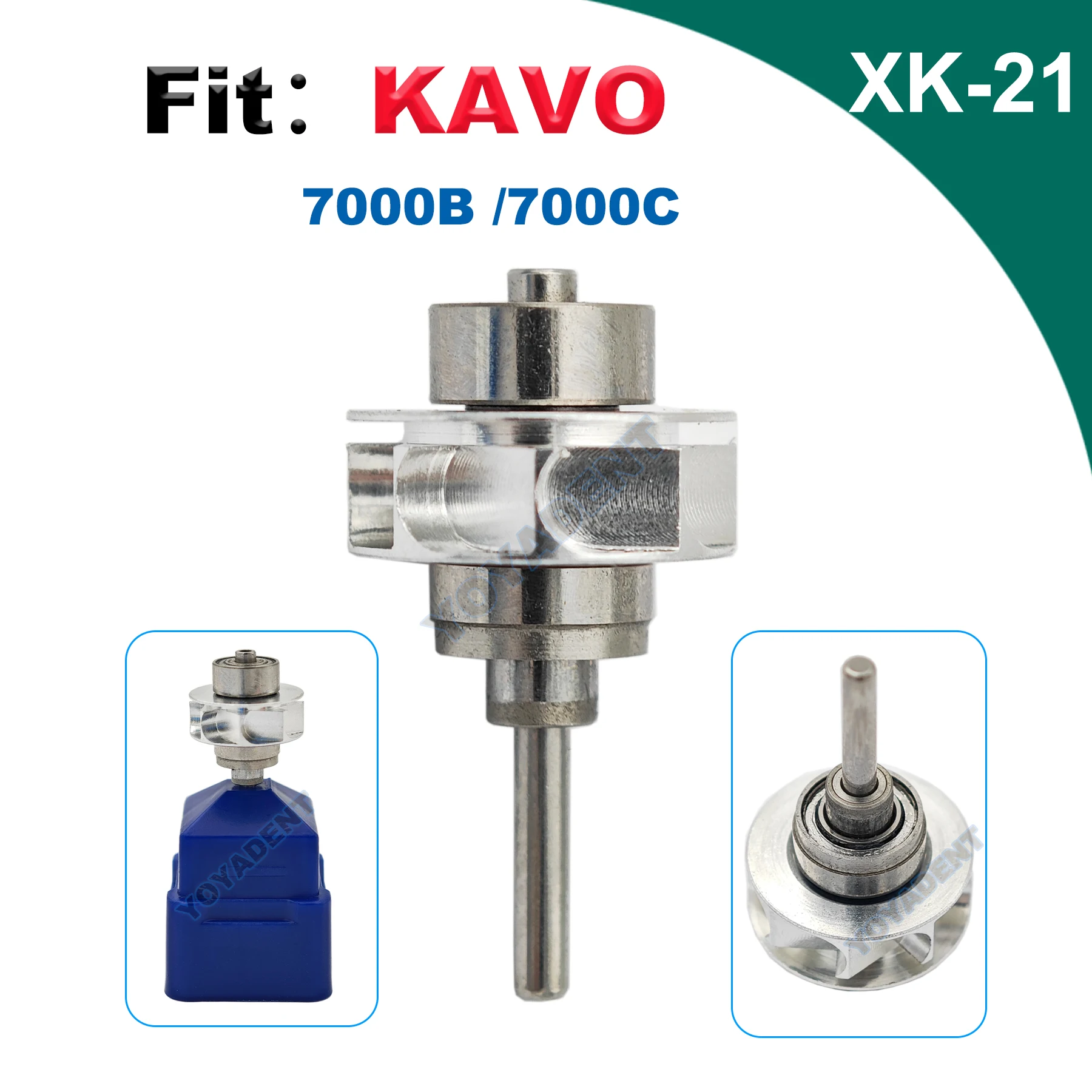 

Dental Turbine Cartridge Fit KAVO 7000B 7000C High Speed Handpiece Air Rotor Accessories