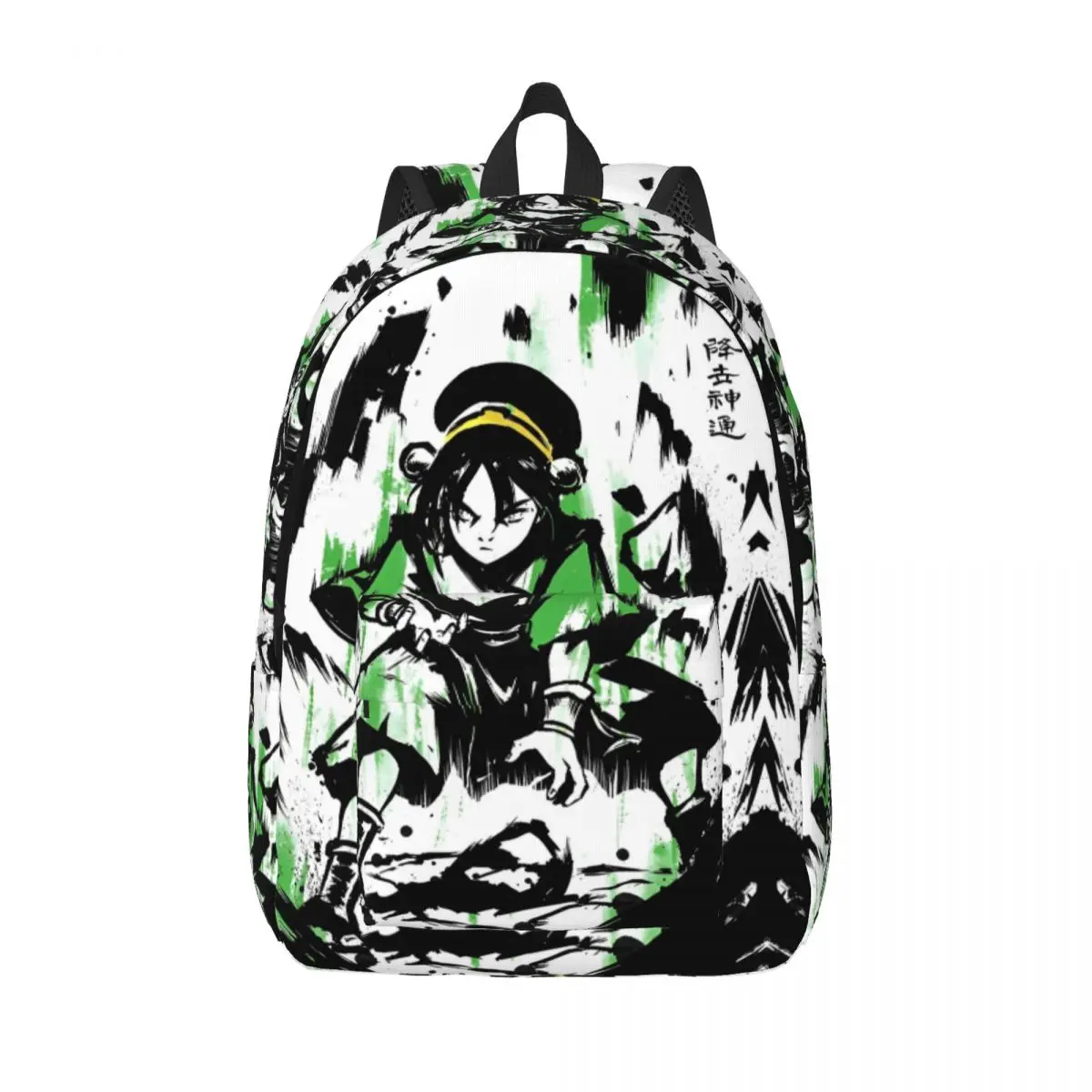 

Toph Beifong Backpack for Preschool Primary School Student Avatar The Last Airbender Bookbag Boy Girl Kids Daypack with Pocket