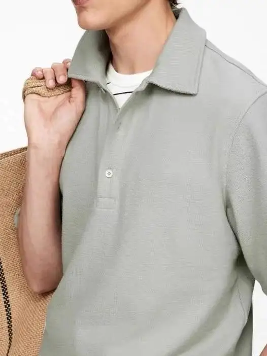 High-End Luxury Retro Full Cotton Thickened Chicken Skin Cotton  Shirt Men Summer Casual Turn-down Collar Old Money Style...