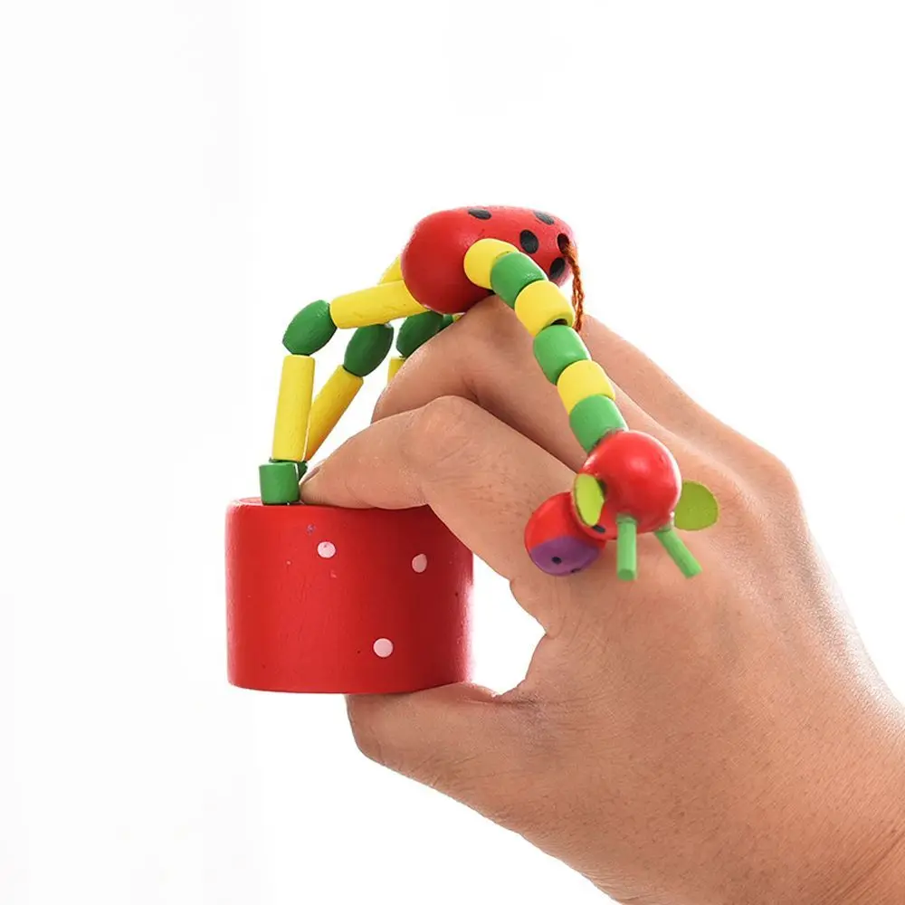 Giraffa Danzante in Legno Colorata, Divertente Giocattolo a Dondolo per Bambini, Decorazione per Feste, Simpatico Animale in Legno