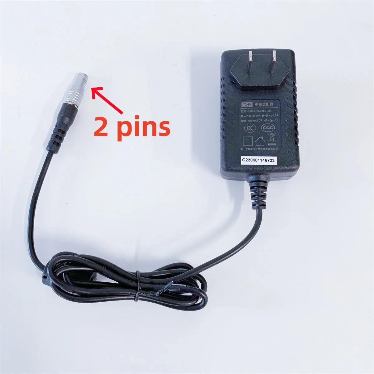 GNSS charger Applicable to S6 S3+ S3II S3A GNSS RTK 2 pin OUTPUT 15V 2A  2-pin