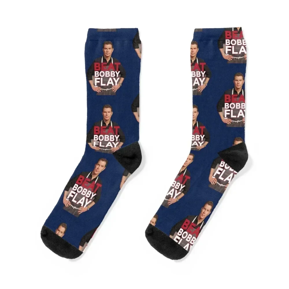 

Beat Bobby Flay Socks new year Antiskid soccer Novelties christmas gift Designer Man Socks Women's