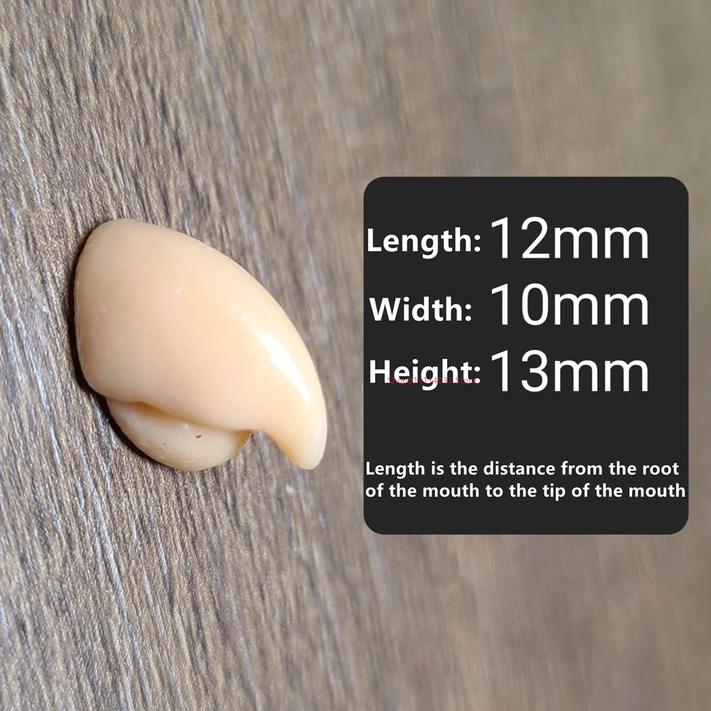 S/M/L Size Simulation Parrot Beak Bird Beak Accessories Wool Felt Parrot Beak Parts Artificial Parrot Beak DIY Poke Materials
