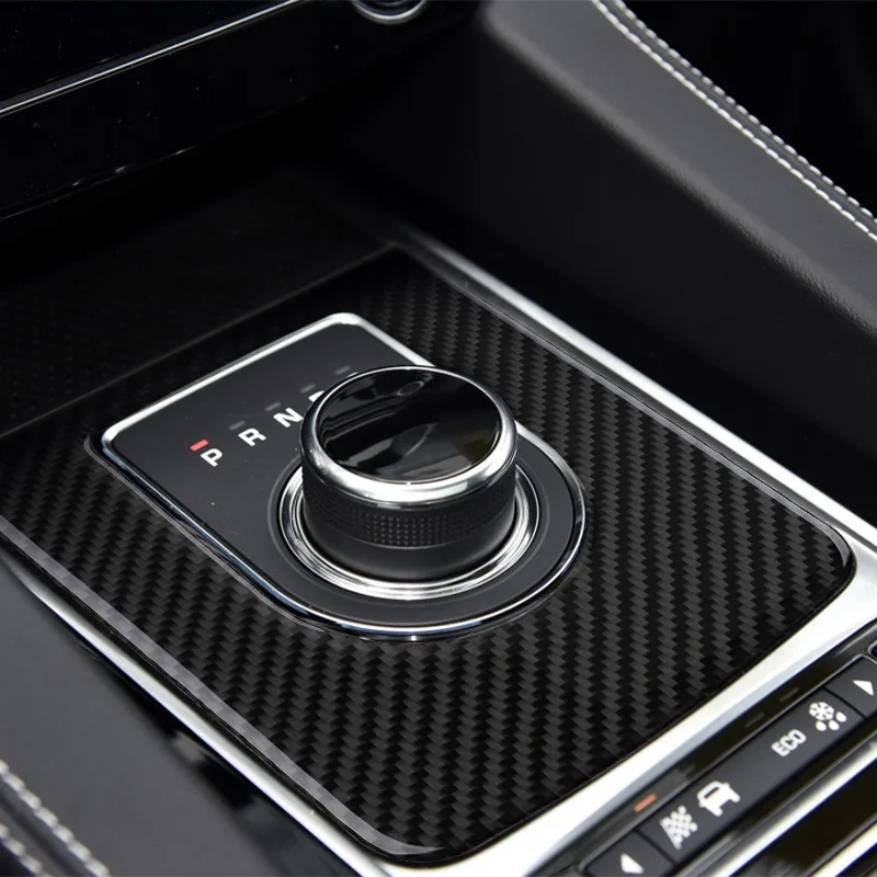 

For Jaguar 16-20F-PACE X761 carbon fiber gear shift frame decoration sticker car modification accessories