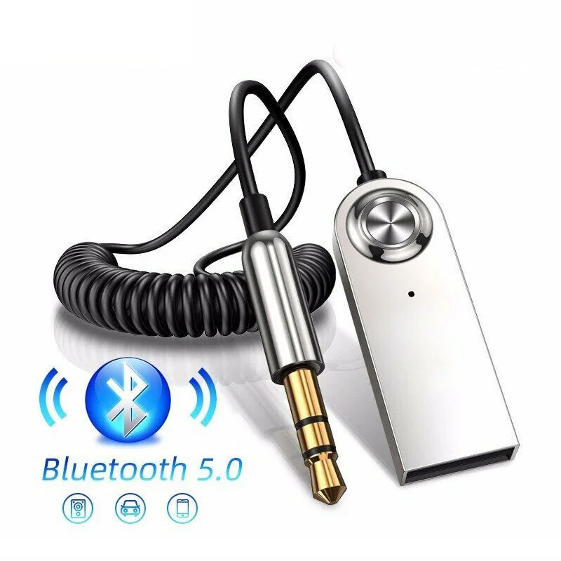 3.5mm Jack Aux Bluetooth Receiver Adapter For Car Audio Speaker Music Streaming Handsfree Bluetooth 5.0 4.2 4.0 Dongle