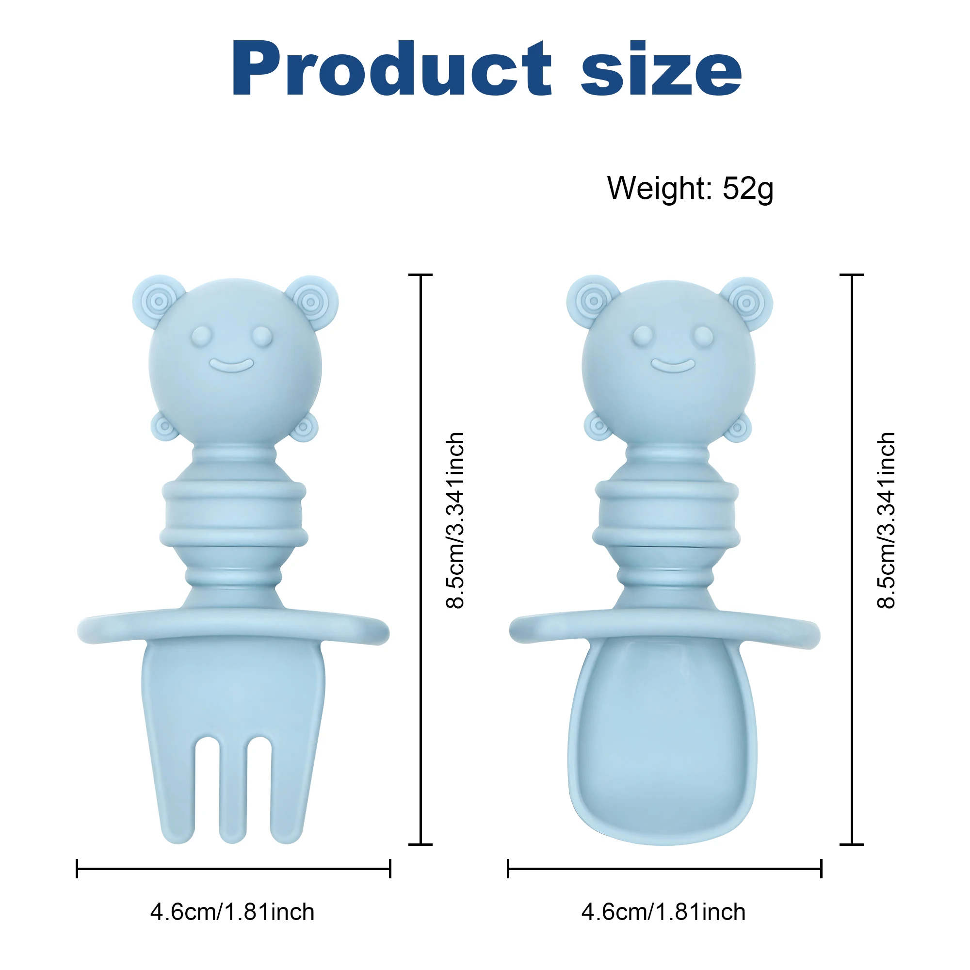 2 Pack Silicone Baby Spoons an - Baby Led Weaning Set review and price