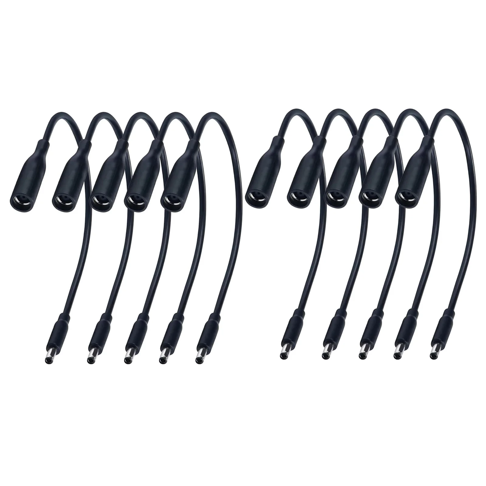 10Pcs/Set Power Charger Converter Adapter Cable Replacement Parts For Dell Small Tips 7.4mm Female To 4.5mm Male Cable Adapters