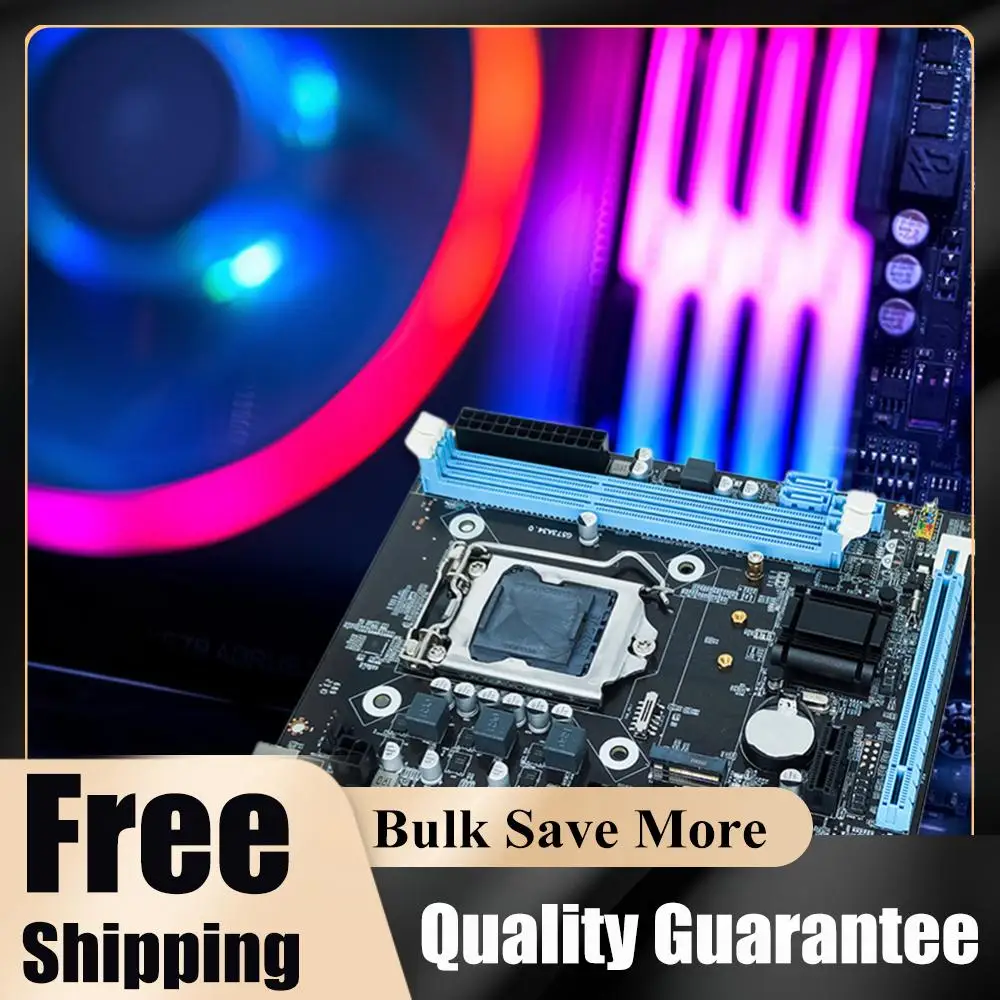 H81 Motherboard VGA+HDMI-Compatible+RJ45 Port Micro-ATX LGA1150 Desktop Computer Mainboard PCI Express X16 X1 M.2 Nvme/NGFF Slot