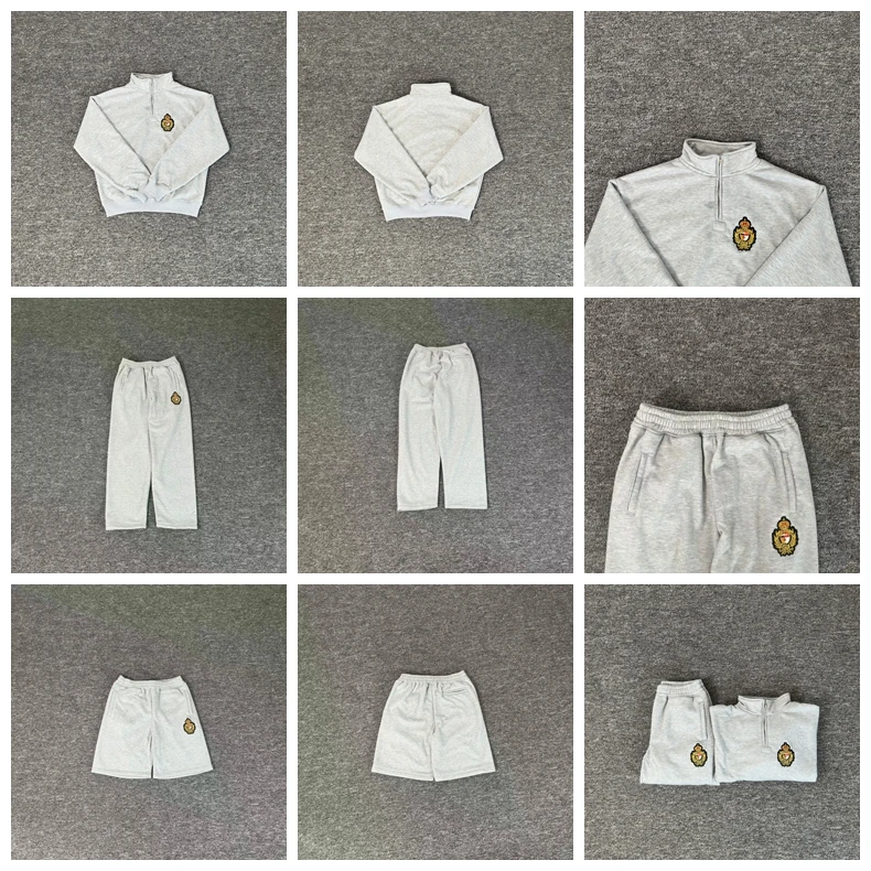 

Повседневная толстовка с вышитым логотипом и свободные длинные брюки Fce, молодежный осенний комплект Faion High Street Sle, удобный спортивный костюм