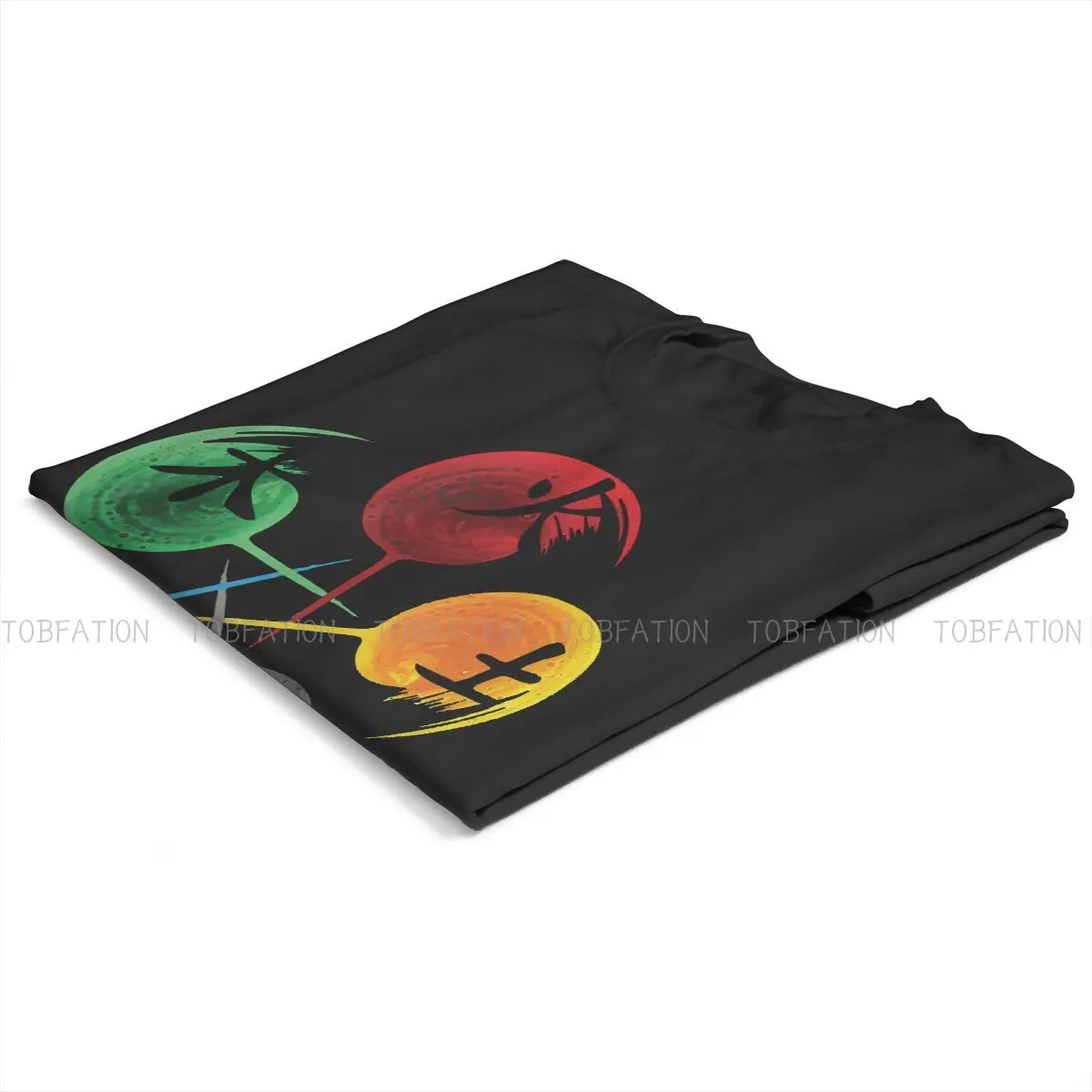 The Five Elements Of Qigong  Graphic TShirt Tai Chi Movement To Keep Fit Printing Tops Leisure T Shirt Men Short Sleeve