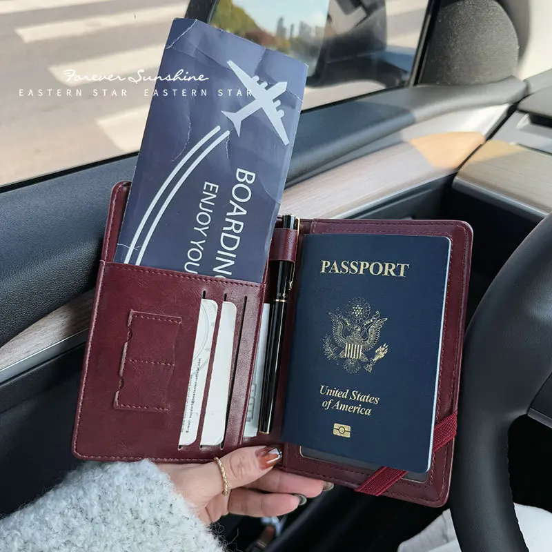 

RFID-блокировка, держатель для карт с несколькими слотами, органайзер для визитных карточек, сумка для паспорта, кошелек для хранения водительских прав для мужчин