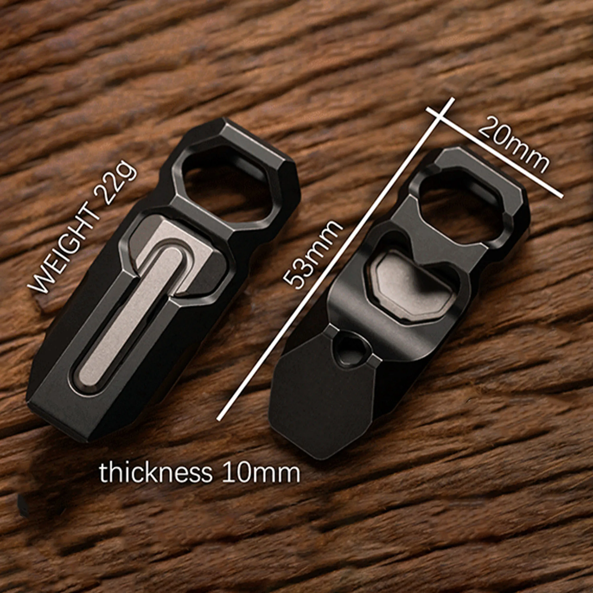 WANWU Original Titanium alloy Knife Pendant Mini Prybar EDC Multifunctional Tools Outdoor Bottle Opener Screwdriver Fidget Toy