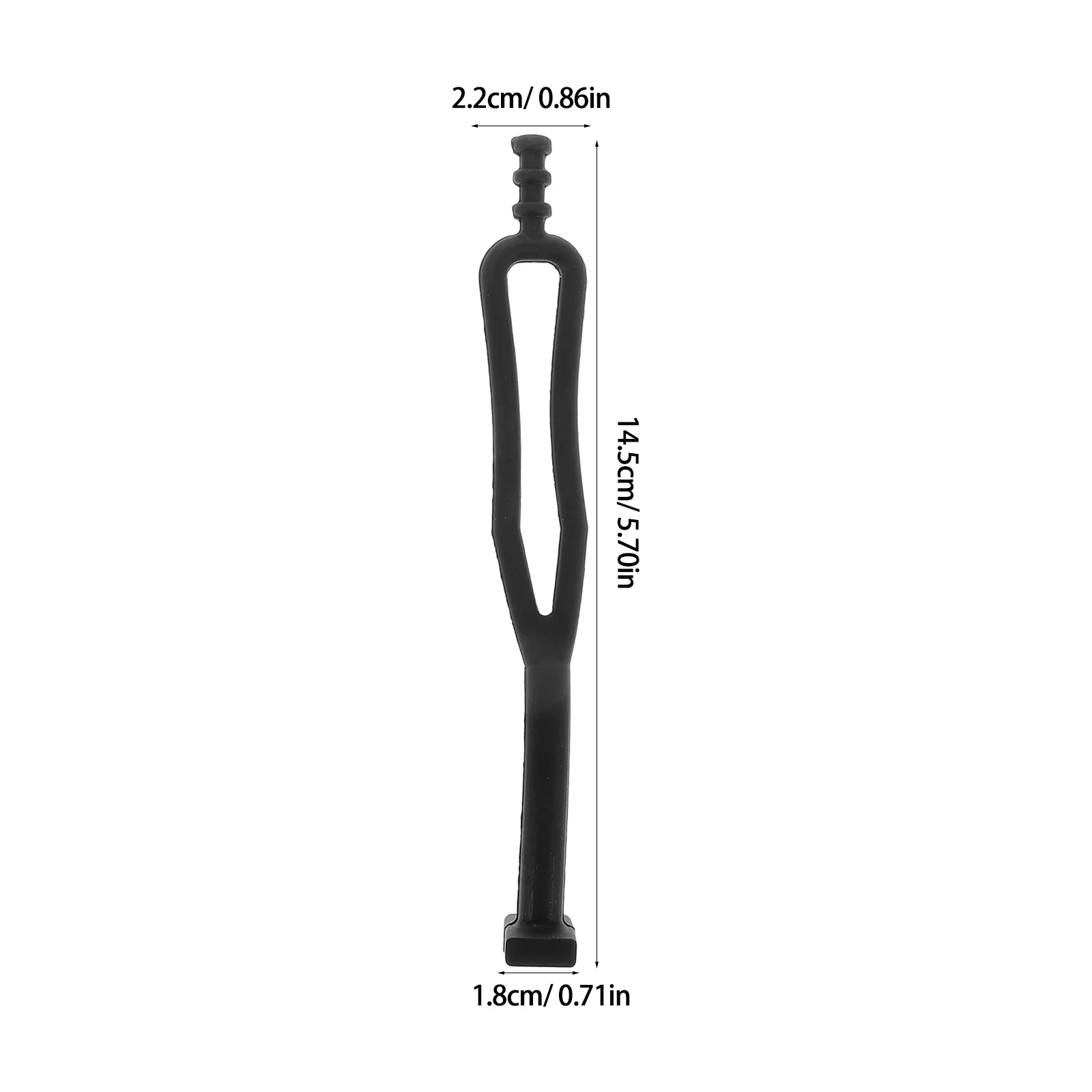 Alça de suporte lateral durável antiderrapante plástico universal apto para scooter elétrico substituição forte suporte elástico