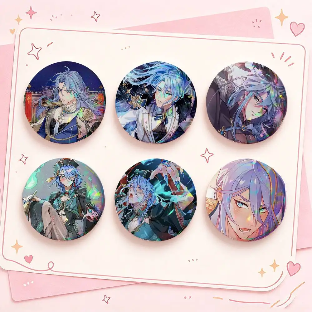 NU Carnival E-Edmond Badges Creative Tinplate Button PinsBrooch Badge Clothes Backpack