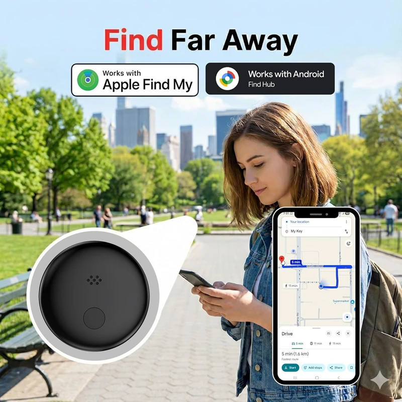 Smart Air Tracker Bluetooth Tracking Locator Device Anti-lost Item Finder for Keys Bag Pet Children Luggage for IOS Android