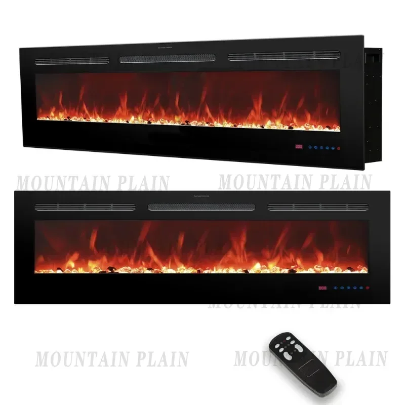 Electric Heater Fireplace Indoor 13 Colors Recessed and Wall Mounted Heaters Luxstar 36