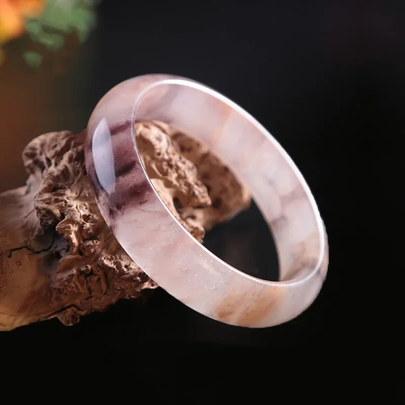 

China's Natural Gold Jade Hand Carved 70mm Bracelet Arm Bracelet Fashion Jewelry Men's and Women's Extra Large Bracelet