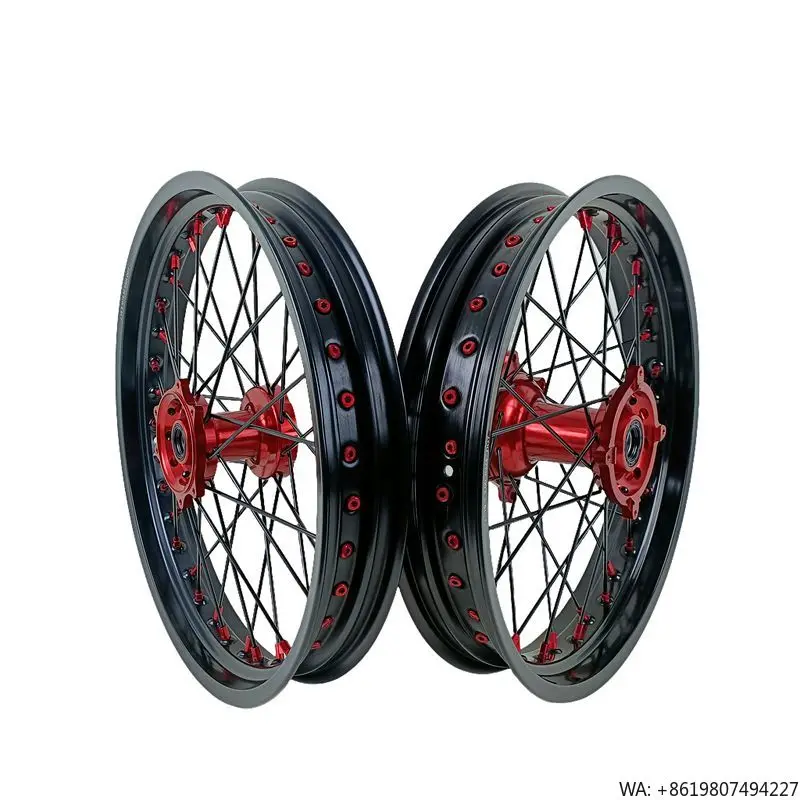 

High Quality Modified 19 Inch Track Flat Motorcycle Wheels Aluminium Alloy Sets for CRF 250 300 450