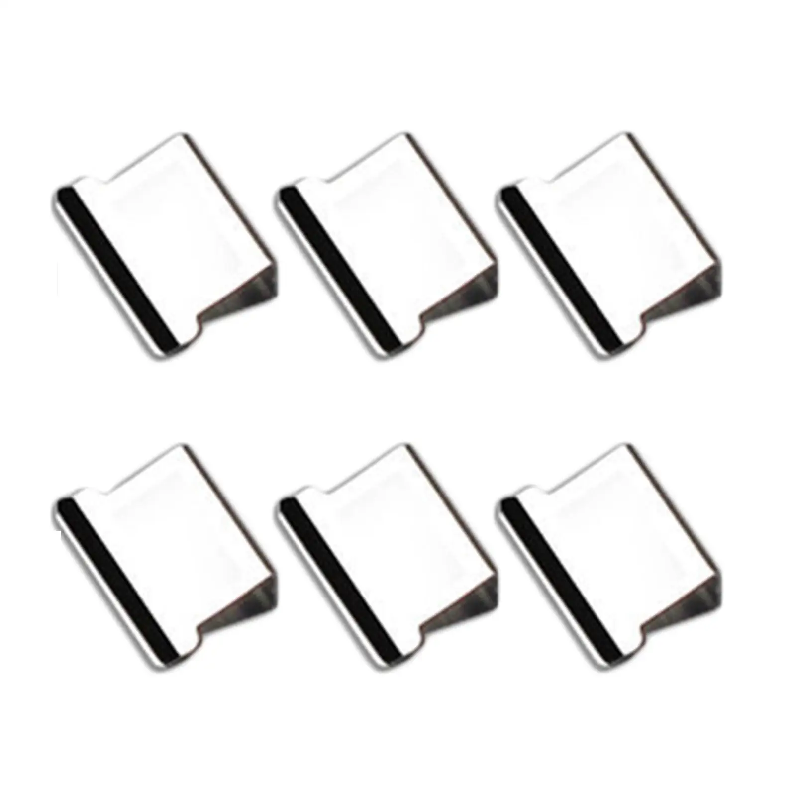 Clip de papel de mano, práctico encuadernación, portátil, multiusos, reutilizable para dormitorio, clips negros