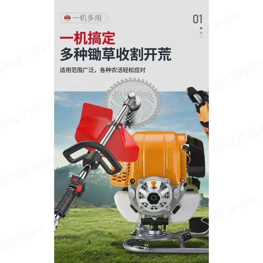 Professional Backpack Brush Cutter Multifunctional Pole Saw Grass Trimmer for Corn Stalks Weeding Bushes