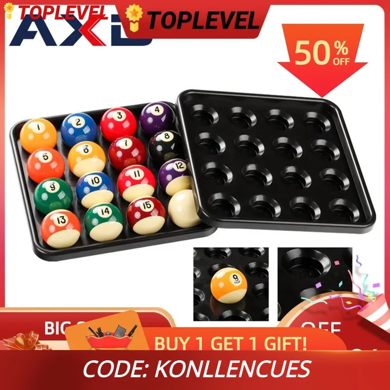 

Billiard Ball Tray Holds 16 Ball Portable Professional Serving Indoor Game Carrying Full Set Pool Snooker Billiard Accessories