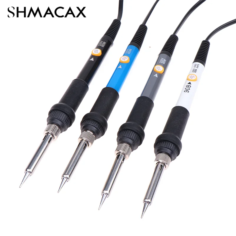 Mini Soldering Iron Adjustable Temperature Electric Solder Iron Rework Station Mini Handle Heat Pencil Welding Repair Tools 60W