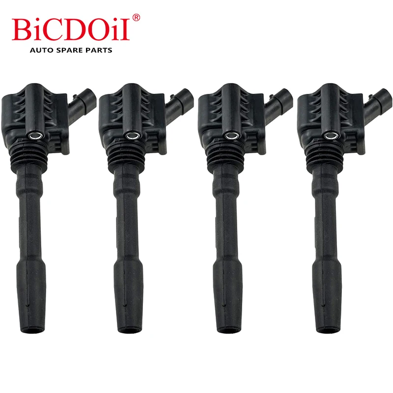 

1/4Pcs 55254682 Ignition Coil For Jeep Renegade 2015 Fiat Viaggio 2012 Feixiang Ottimo 2013 1.4T 523A0027 343A0027 Auto Parts