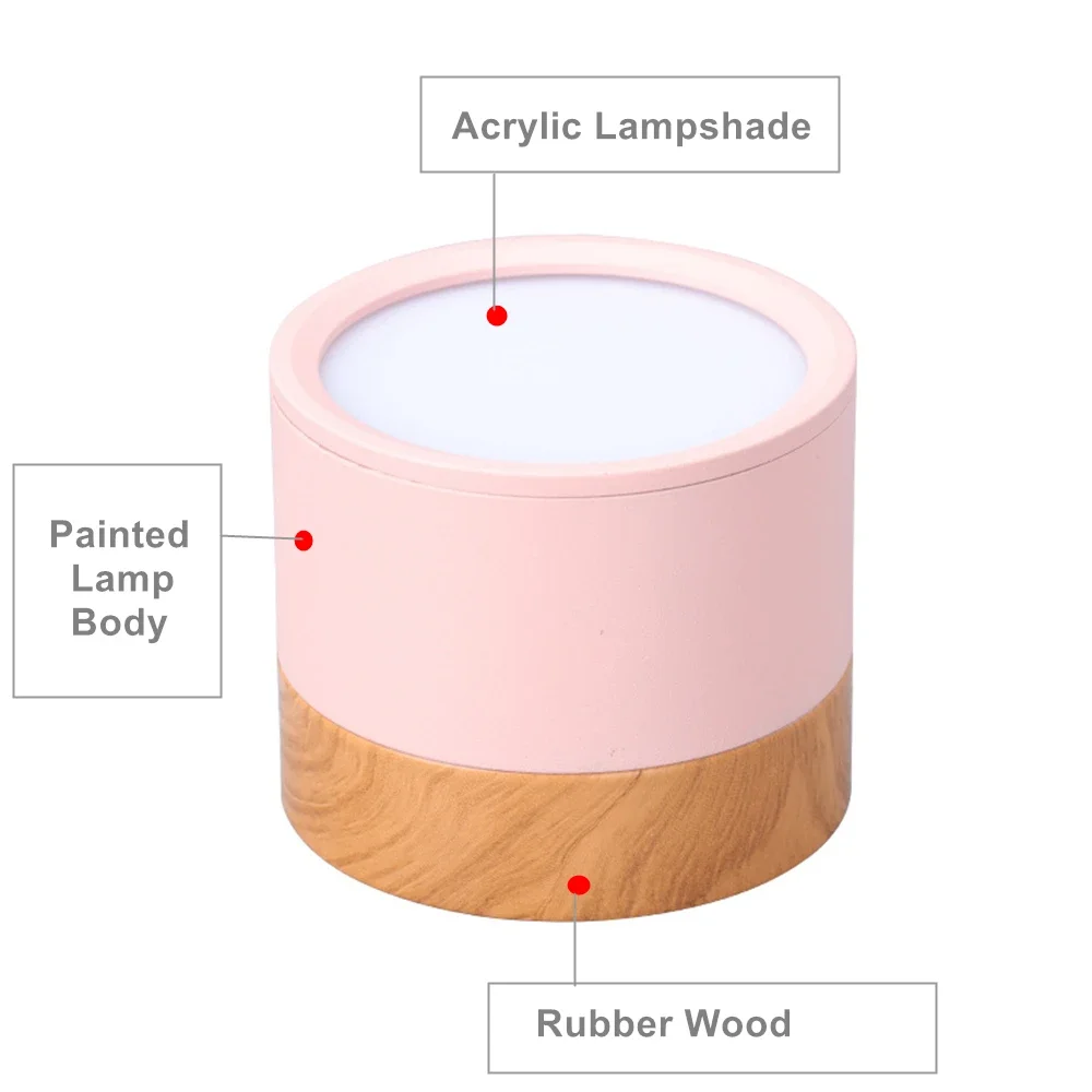 Lampu Langit-langit LED Modern Lampu Downlight Pemasangan Permukaan 15W 7W Led Spot untuk Perlengkapan Pencahayaan Rumah Lampu Panel Dapur Ruang Tamu Kamar Tidur