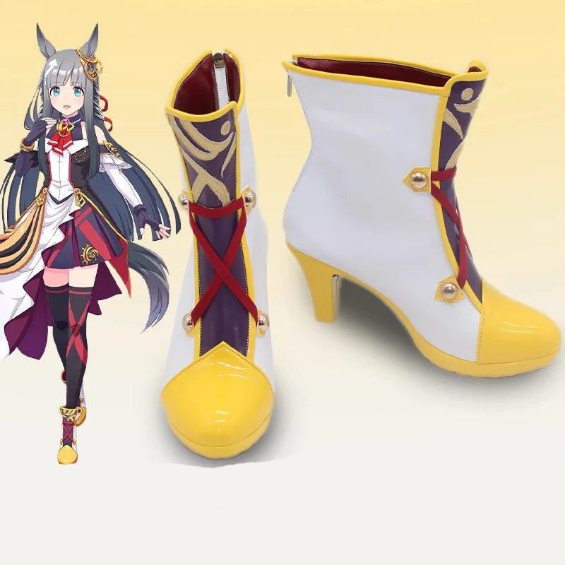 

Fashion Chrono Genesis Cosplay Shoes Women Pretty Derby Cosplay Boot Shoe Show Soft PU Leather Halloween Costume FCasual Shoes