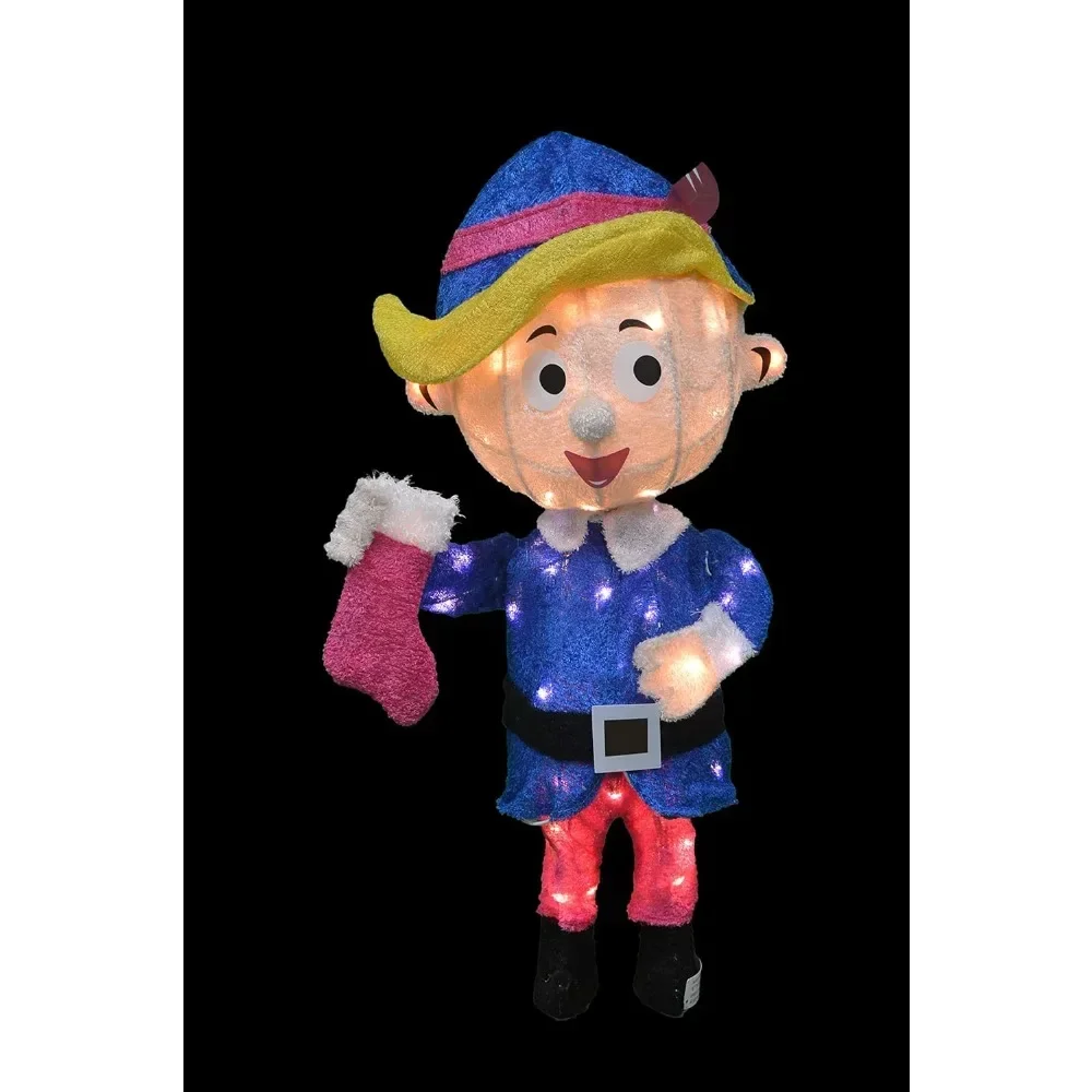 Rudolph the Red Nosed Reindeer Christmas 24" 3D HERMEY The Dentist Outdoor Indoor Holiday Decoration from (Large Version)