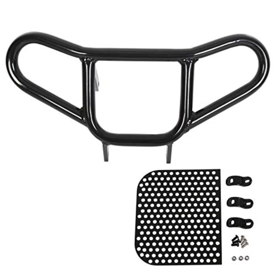 Front Bumper Brush Guard Compatible with 1999-2014 Honda TRX 450R/ TRX450R ER/TRX 400EX/ TRX 400X Aluminum - view 6