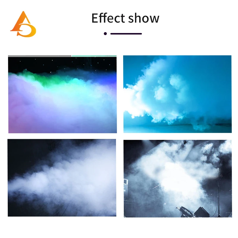 Imagem -06 - Dmx Fog Machine For Stage Fog Effect Fogger Atomizing Liquid Stage dj Wedding Film Crew 1000w