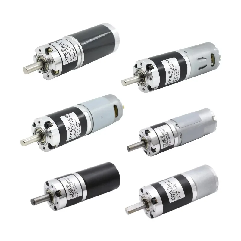 Scatola ingranaggi PMDC 38mmMotori a ingranaggi planetari CC ad alta velocità e bassa velocità a coppia elevata e bassa rumorosità con ingranaggi metallici