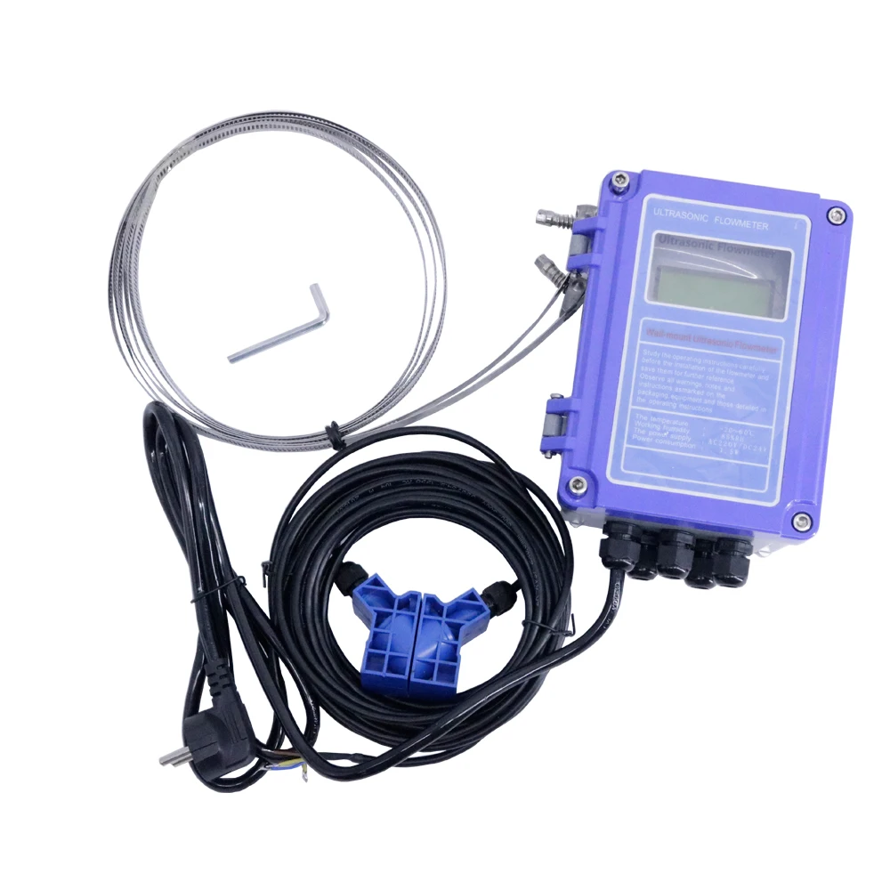 MHC-3000B Wall Mounted Ultrasonic Flowmeter Water Flow Meter with L2 Sensor