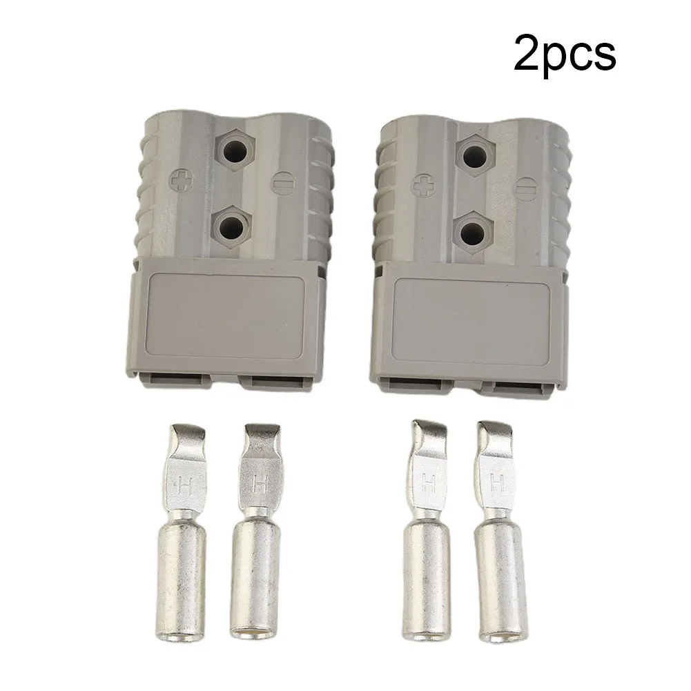 Genderless Design Pair of 120 Amp Power Connectors for Quick Assembly in Trucks Yachts and Other Large Vehicles