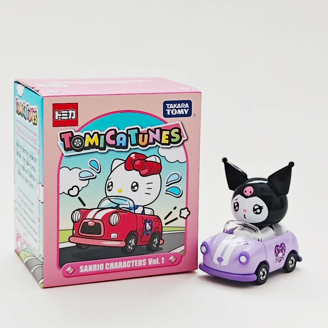 トミー合金ダイキャストカーモデル子猫猫クルミーメロディーグミベアパチャット犬 3 つのバニーウサギのおもちゃの車のギフト