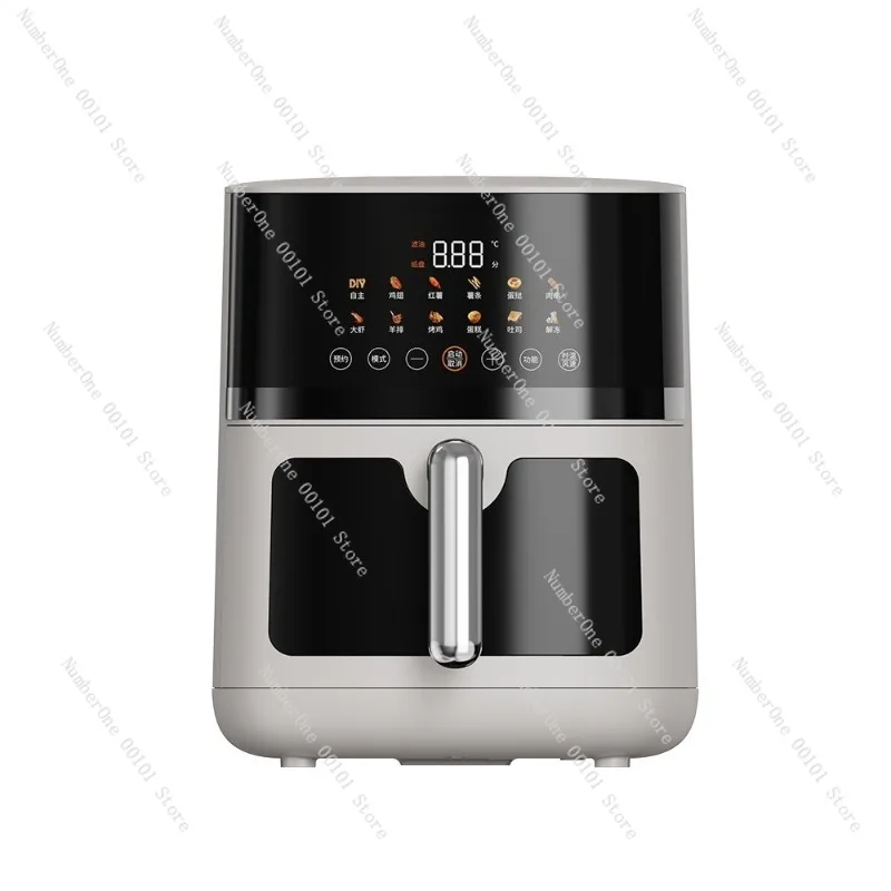 Home Kitchen Visible Air Fryer 6.5L Fully Automatic Steam Air Fryer Combo Oil Free Tender Frying Oven No Need to Flip Smart