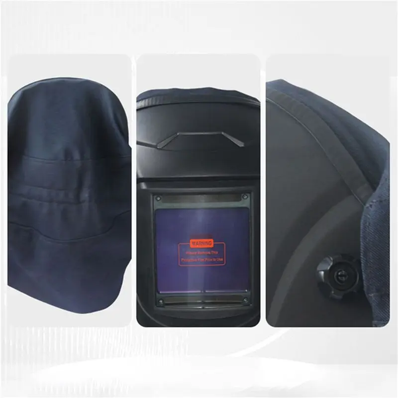 ABVG-3X Welding Cap Bib Easy To Install Anti-Backlight Interference Durable Cape Welder Hat Protective Caps For Women & Men