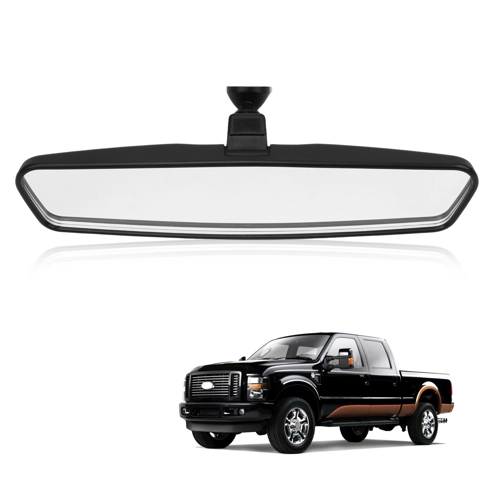 

Universal Rear View Mirror Fit for Ford Bronco Expedition Explorer F-250 Super Duty F-350 Super Duty Maverick Mustang LU5Z17700B