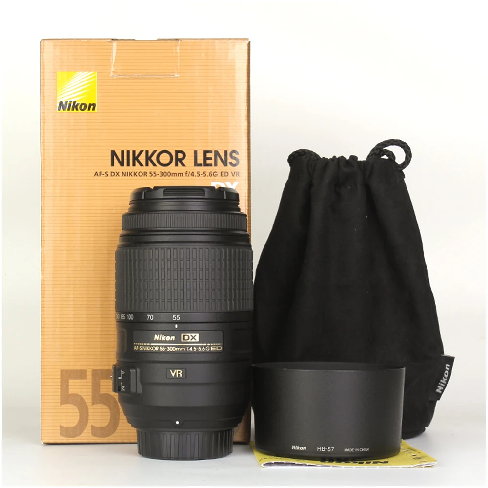 Nikon AF-S DX NIKKOR 55-300mm f/4.5-5.6G ED VR Lens For Nikon SLR Cameras