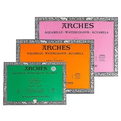 Arches Watercolor Paper 100% Cotton 300g Aquarelle 20 Sheets Artist Watercolor Sketchbook Block Painting Paper School Supplies