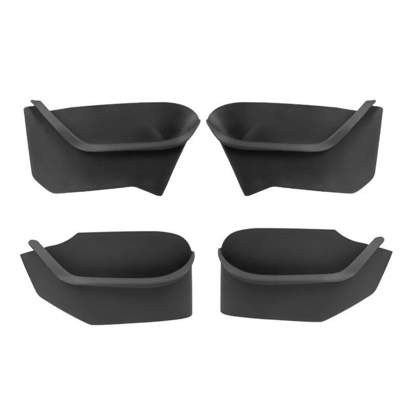 

4 Pack Car Front Rear Door Slot Storage Box Organizer Protective For Tesla Model Y Interior Component