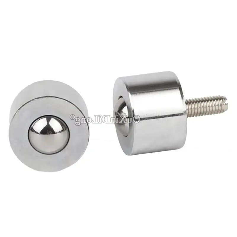 NEW 10PCS Precision Conveying Universal Wheels Ball Bearing Bull's Eye Wheels with M8 Screw Industrial Universal Transfer Wheels