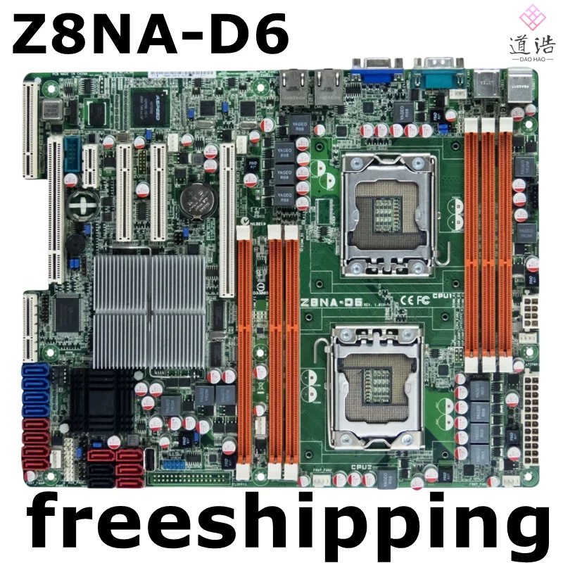 

For Z8NA-D6 Server Mtherboard VGA LGA 1366 DDR3 ATX Mainboard 100% Tested Fully WorkMA